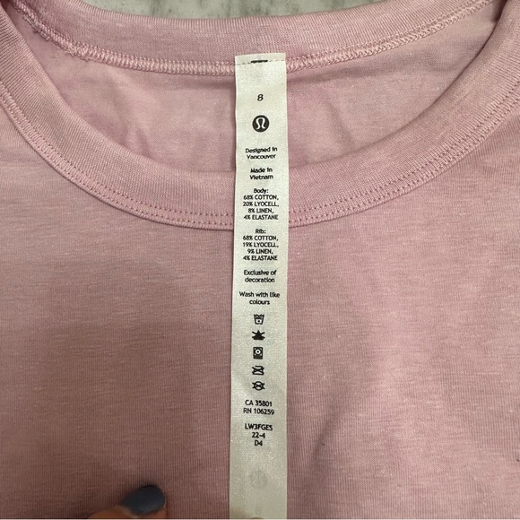 Lululemon Classic Fit Cotton Blend Long Sleeve - Picture 3 of 3